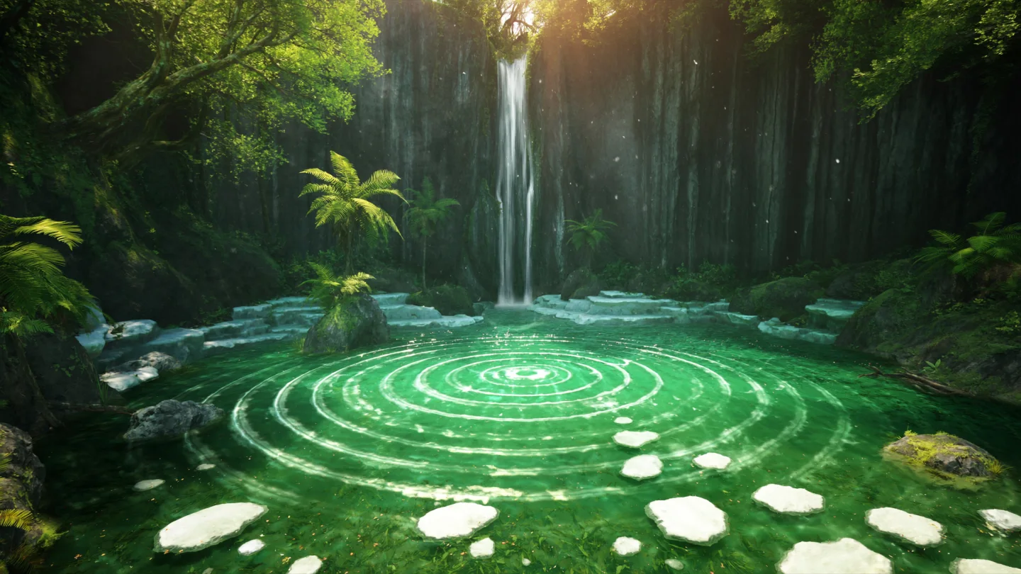 The landscape of Ripple Pool